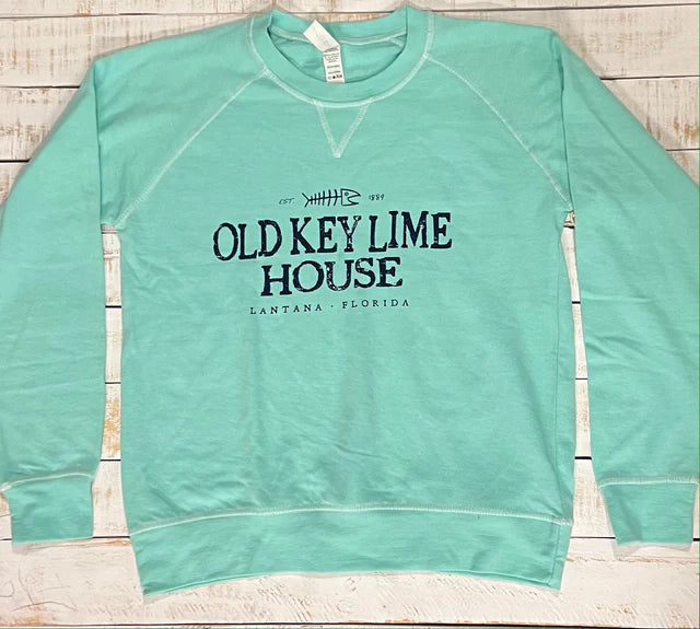 Vintage OKLH Pullover Sweatshirt, Island Reef – Old Key Lime House