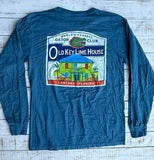 Long Sleeve 2026 Gator Club House T-shirt, Pacific Blue
