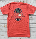 Short Sleeve Margarita Beach T-shirt, Sunset