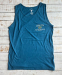 Unisex Gator Club Tank Top, Pacific Blue