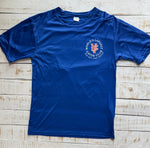 Short Sleeve Gator Club on the Water Dry-fit, Royal Blue