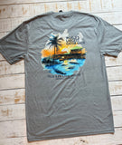 Short Sleeve Gator Club on the Water T-shirt, Heather Grey