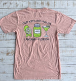 Short Sleeve Save Water Drink Keylime T-shirt, Bellini Pink