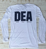 Long Sleeve DEA Dry-fit Shirt, White