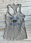 Ladies Gator Club Racerback Tank Top, Silver