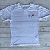 Short Sleeve Lantana Fishing Derby Dry-fit, White