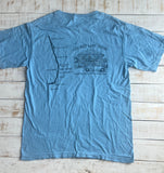 Short Sleeve OKLH Map T-shirt, Blue Crush