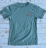 Short Sleeve Mermaid on Hot Rod T-shirt, Bayside Green