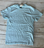 Short Sleeve Gradient Turtle T-shirt, Chambray