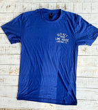 Short Sleeve Vintage OKLH T-shirt, Royal Blue