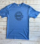 Short Sleeve Fishing Derby Dry-fit Shirt, Bimini Blue