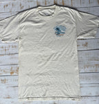 Short Sleeve Palm Beach Day T-shirt, Ivory