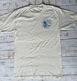 Short Sleeve Palm Beach Day T-shirt, Ivory