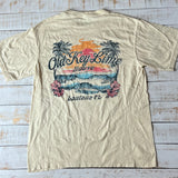 Short Sleeve East Coast Wave T-shirt, Ivory