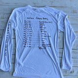 Long Sleeve Lantana Fishing Derby Dryfit, White
