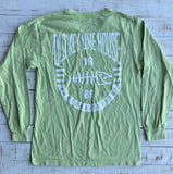 Long Sleeve Bonefish Logo T-shirt, Wasabi