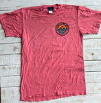 Short Sleeve Circle Sunset T-shirt, Watermelon