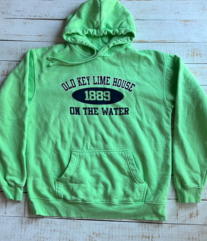 Adult On the Water Pullover Hoody, Parrot Green