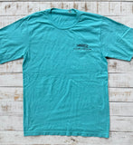 Short Sleeve Margarita Beach T-shirt, Island Blue