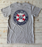 Short Sleeve Florida Flag T-shirt, Heather Grey