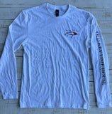 Long Sleeve Lantana Fishing Derby T-shirt, White