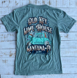 Short Sleeve Mermaid on Hot Rod T-shirt, Bayside Green