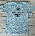 Short Sleeve Beach Rope Ring T-shirt, Chambray