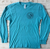 Long Sleeve Turtle Beach T-shirt, Lagoon Blue
