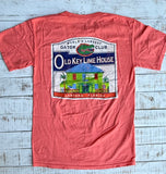 Short Sleeve 2026 Gator Club House T-shirt, Sunset Orange