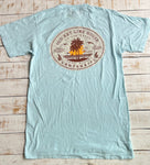 Short Sleeve On The Water T-shirt, Chambray