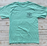 Short Sleeve KL on the Water T-shirt, Chill Blue