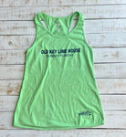 Ladies Sunday Funday Tank Top, Parrot Green