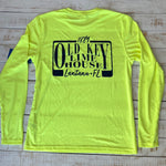 Long Sleeve OKLH Safety Dry-fit Shirt, Safety Yellow