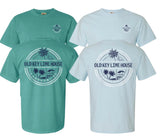 Short Sleeve Beach Rope Ring T-shirt, Seafoam