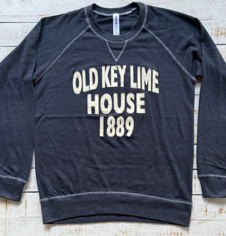 Adult Applique Pullover Sweatshirt, Navy