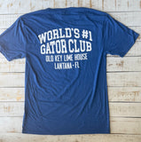 Short Sleeve Gator Club 2025 T-shirt, Royal Frost