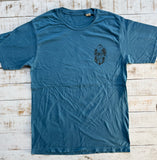 Short Sleeve Surf Board T-shirt, Pacific Blue