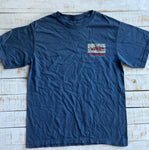 Short Sleeve Bonefish Americana T-shirt, Indigo