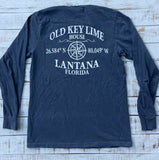 Long Sleeve Compass T-shirt, Denim