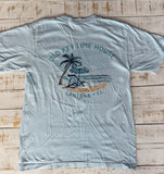 Short Sleeve Palm Beach Day T-shirt, Chambray