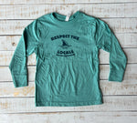 Long Sleeve Kids Locals Only T-shirt, Saltwater