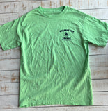 Short Sleeve Respect Locals T-shirt, Parrot Green