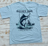 Short Sleeve Inlet Fishing T-shirt, Chambray