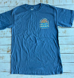 Short Sleeve Sun and Surf T-shirt, Broadway Blue