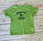 Short Sleeve Toddler Locals Only T-shirt, Key Lime