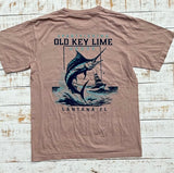 Short Sleeve Inlet Fishing T-shirt, Brass