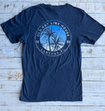 Short Sleeve Midnight Palm T-shirt, Navy