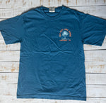 Short Sleeve Lantana Palms T-shirt, Pacific Blue
