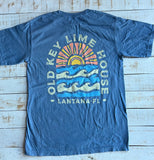 Short Sleeve Sun and Surf T-shirt, Broadway Blue