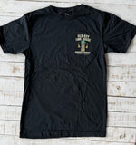 Short Sleeve Tiki Man T-shirt, Black